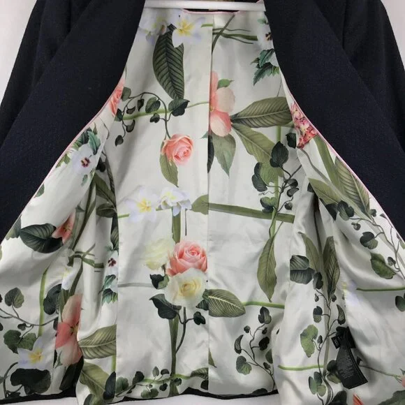 Ted Baker Black Reiko Blazer Size 1 (US 4) - Picture 6 of 11